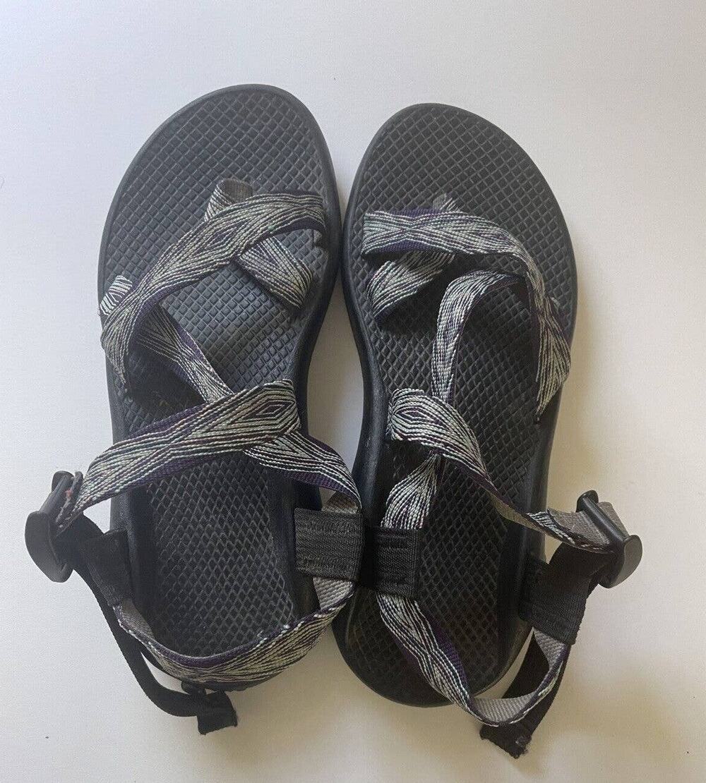 Chaco Womens Z/2 Yampa Sandals Toe Ring Hiking Water Shoes Turquoise Purple Sz 7